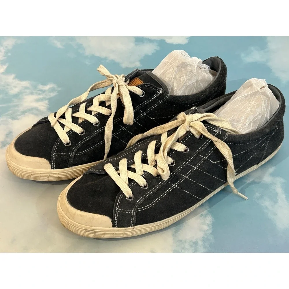 Gola Men's Sz 10‎ Otter Leather Suede Sneakers Blue Casual Shoes Low Top
